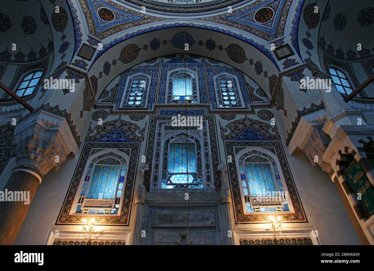 Located in Istanbul, Turkey, the Kara Ahmet Pasha Mosque and Tomb was built in the 16th century by Mimar Sinan. Stock Photo