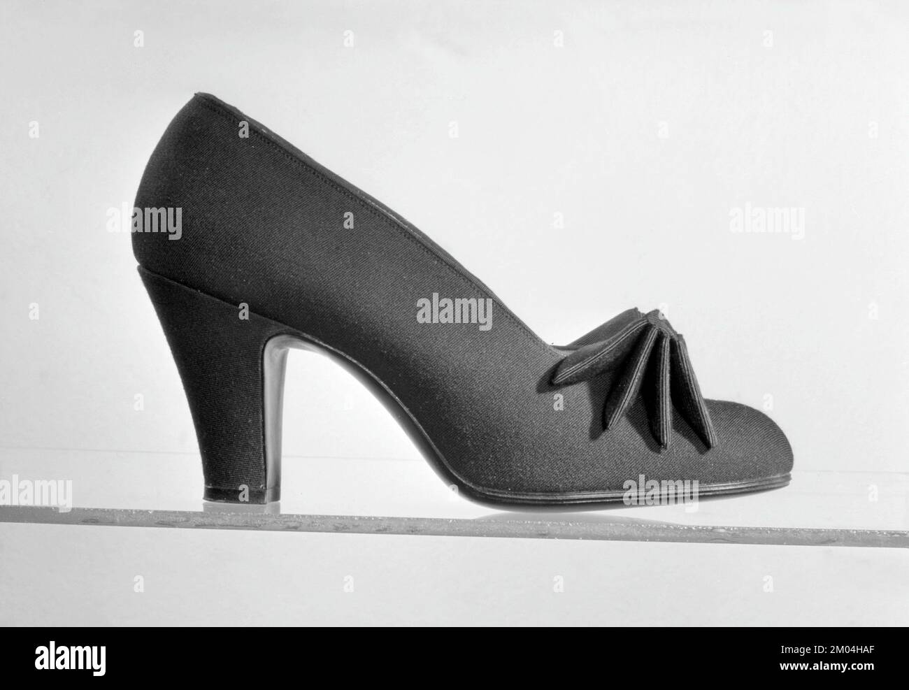 Women's fashion in the 1950s. The shoe fashion of year 1950. Sweden 1950 ref i508 Stock Photo