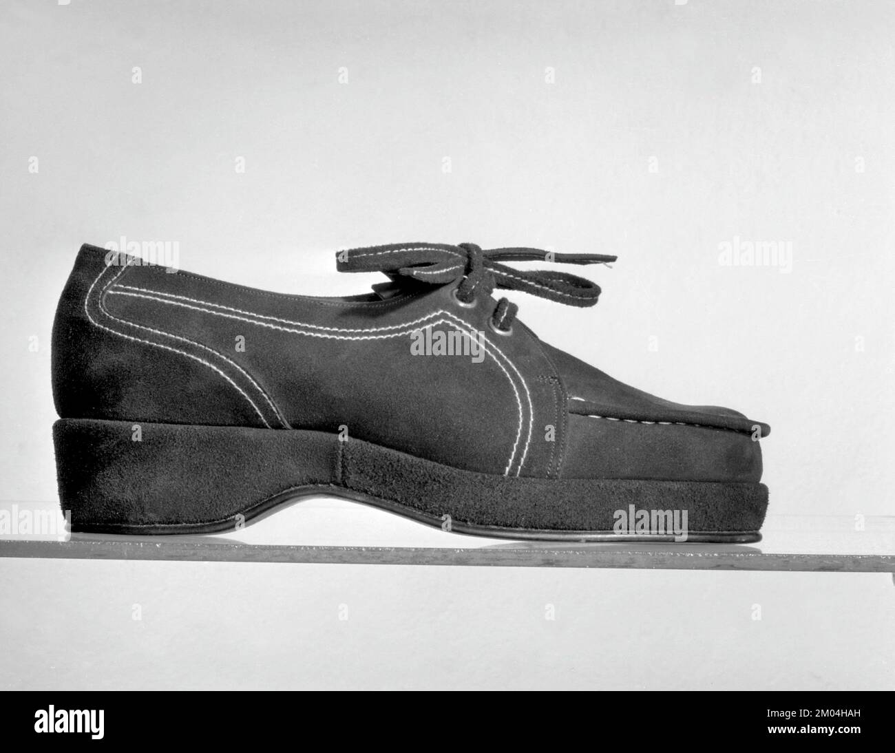 Women's fashion in the 1950s. The shoe fashion of year 1950. Sweden 1950 ref i509 Stock Photo