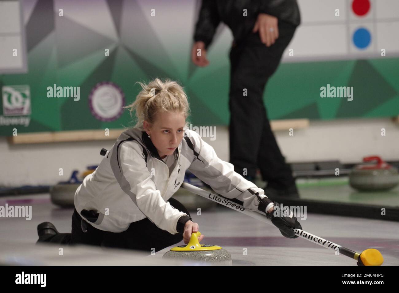 Dumfries, Scotland, 4 December 2022. Courtney Smith playing for New