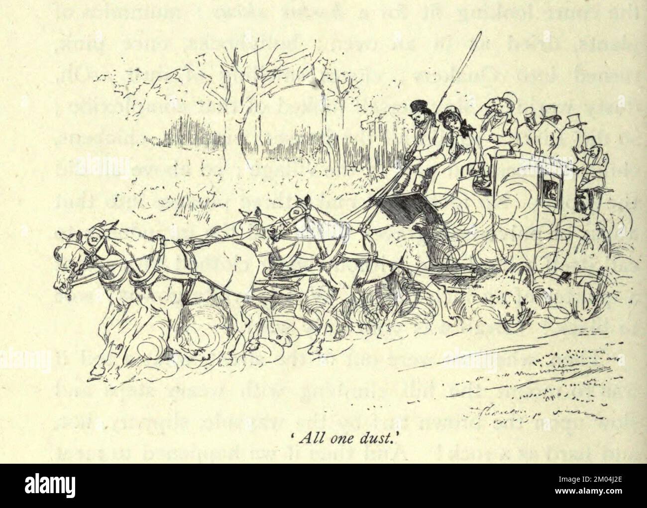 All one dust illustrated by Hugh Thomson for Our Village is a ...