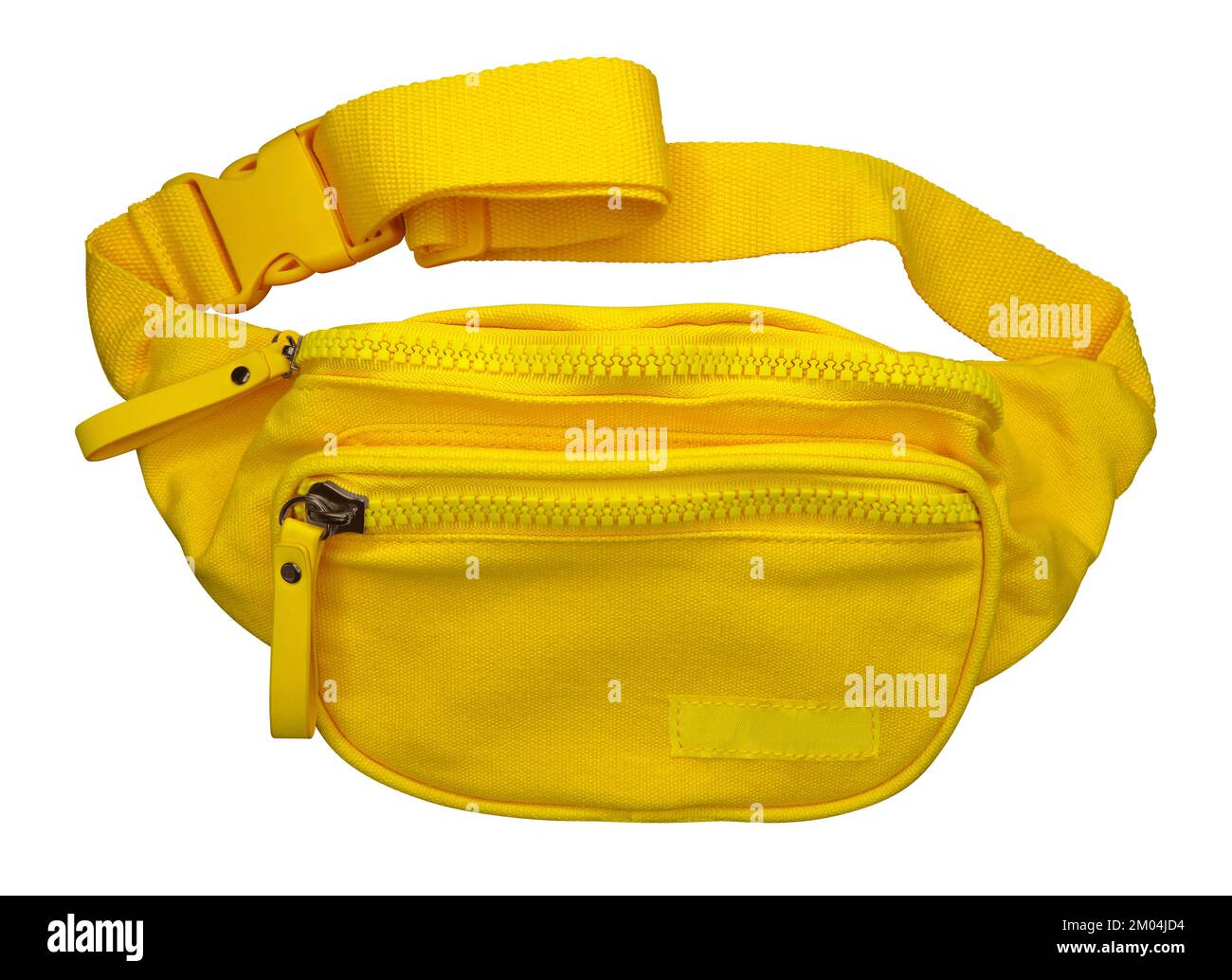Yellow waist bag for women, isolated on white. Clipping path included Stock Photo Alamy