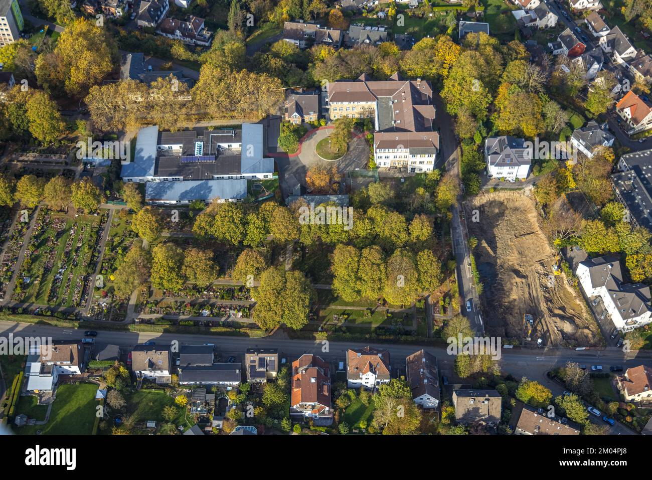 Aerial view, Evangelical Foundation Volmarstein Johanna Helenen House
