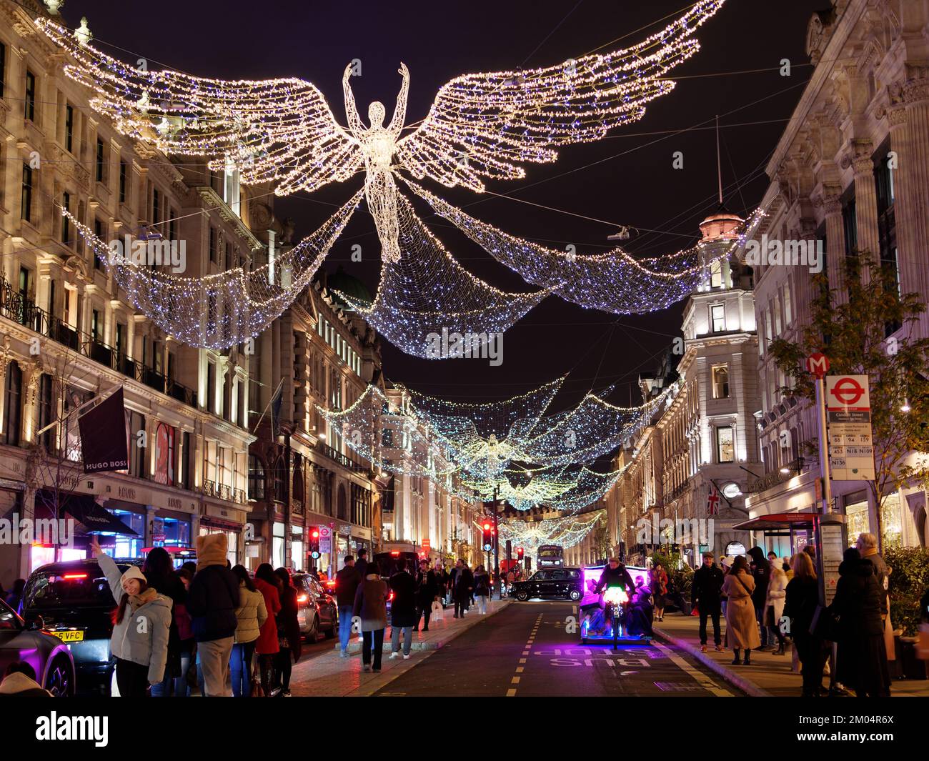 Christmas In London  Bond Street Christmas Lights - Pinay Flying