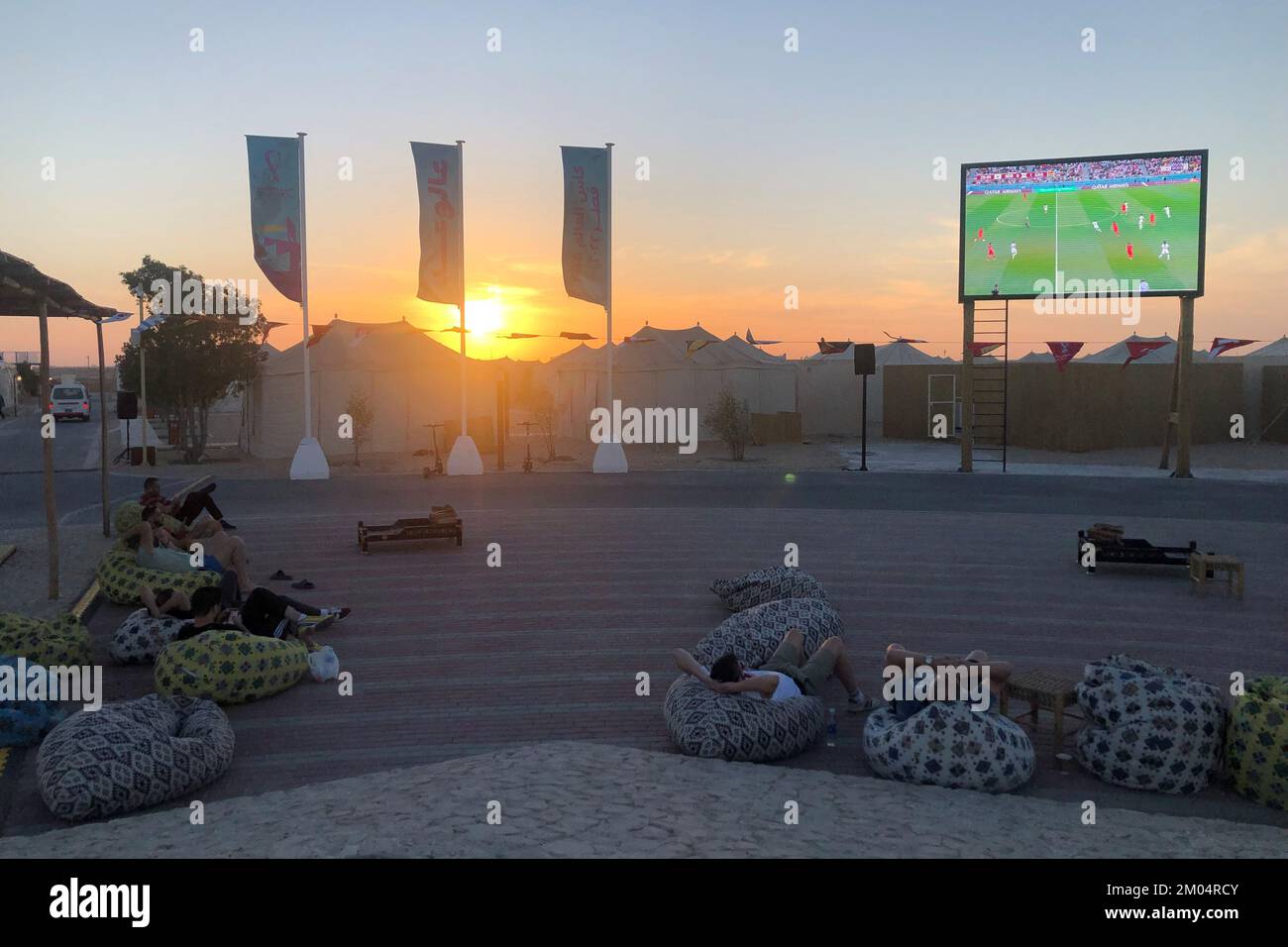 World cup fan village qatar hires stock photography and images Alamy