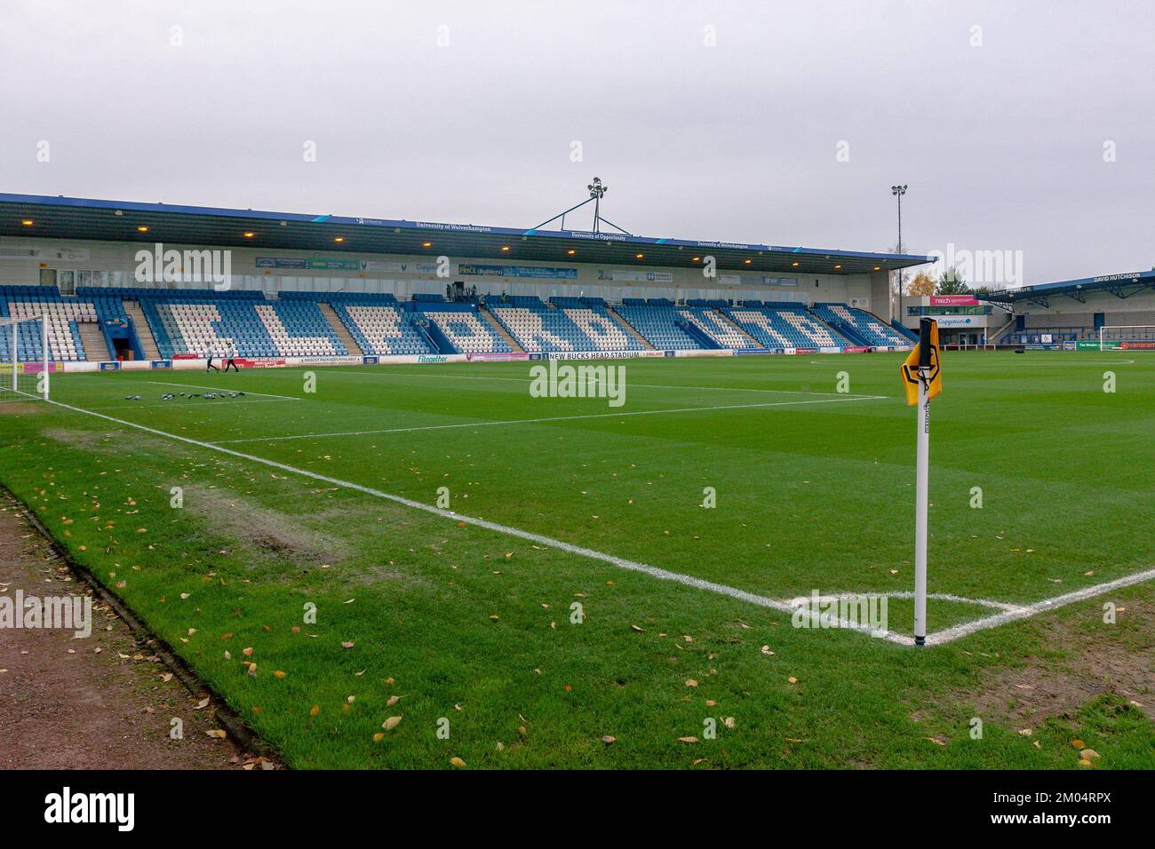 Telford,United Kingdom, November 27, 2022:The New Bucks Head Football