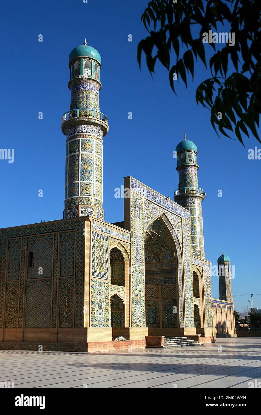 Herat in western Afghanistan. The Great Mosque of Herat (Friday Mosque or Jama Masjid). Stock Photo