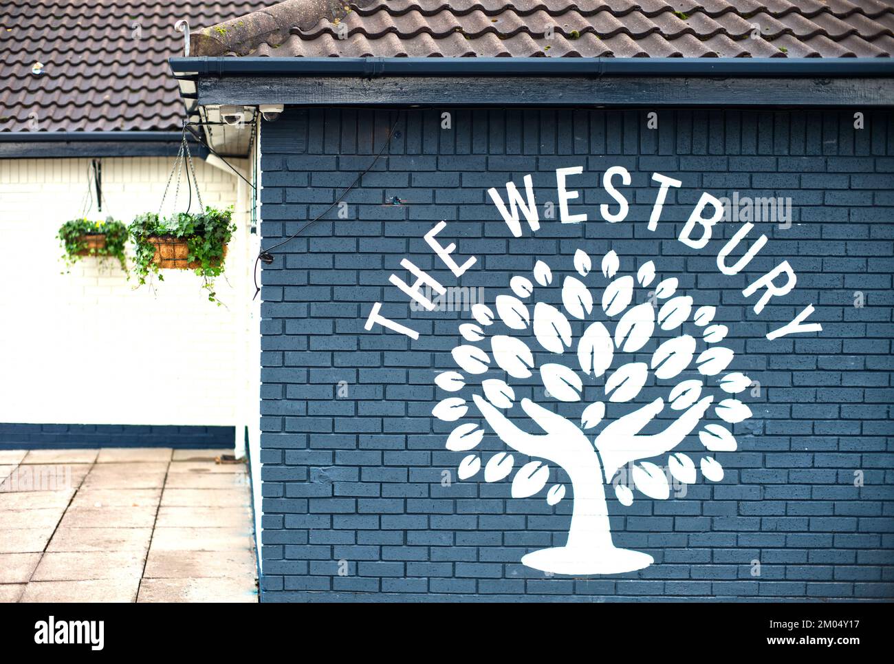 The newly refurbished Westbury Pub in Newcastle Under Lyme Staffordshire Stock Photo