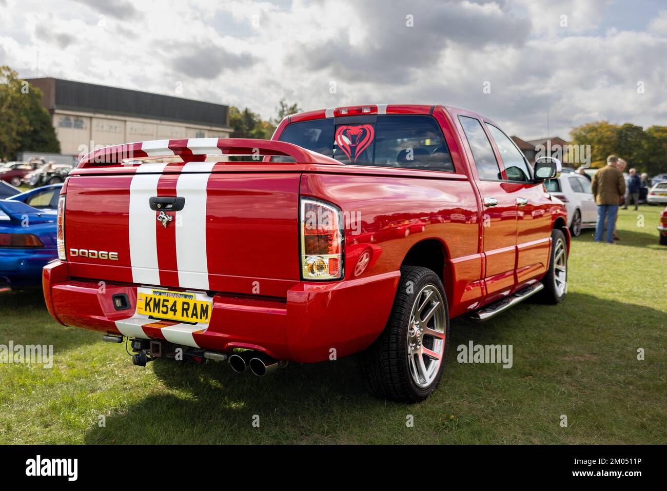 2005 Dodge Ram SRT-10 sport pickup truck ‘KM54 RAM’ on display at the October Scramble held at the Bicester Heritage Centre on the 9th October 2022 Stock Photo