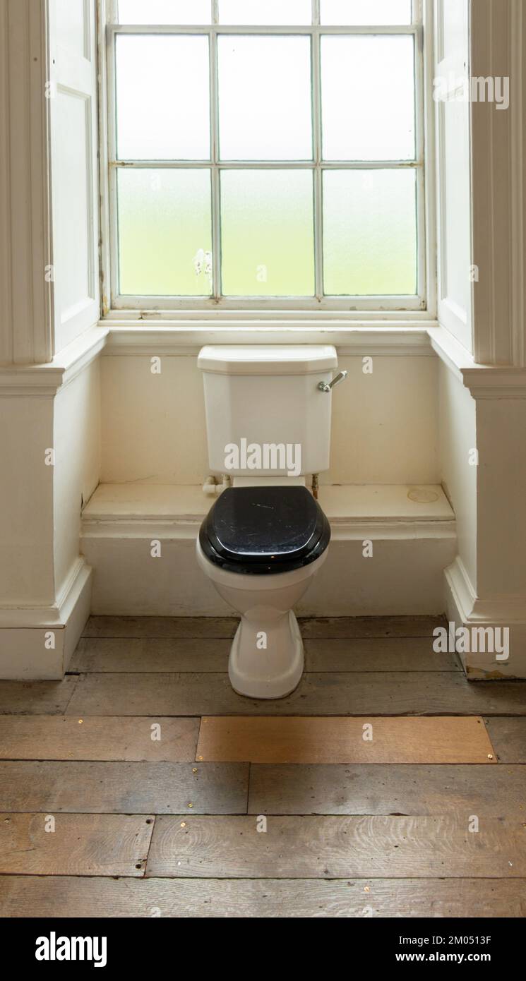Isolated Victorian Toilet Or WC In Stately Home Stock Photo Alamy