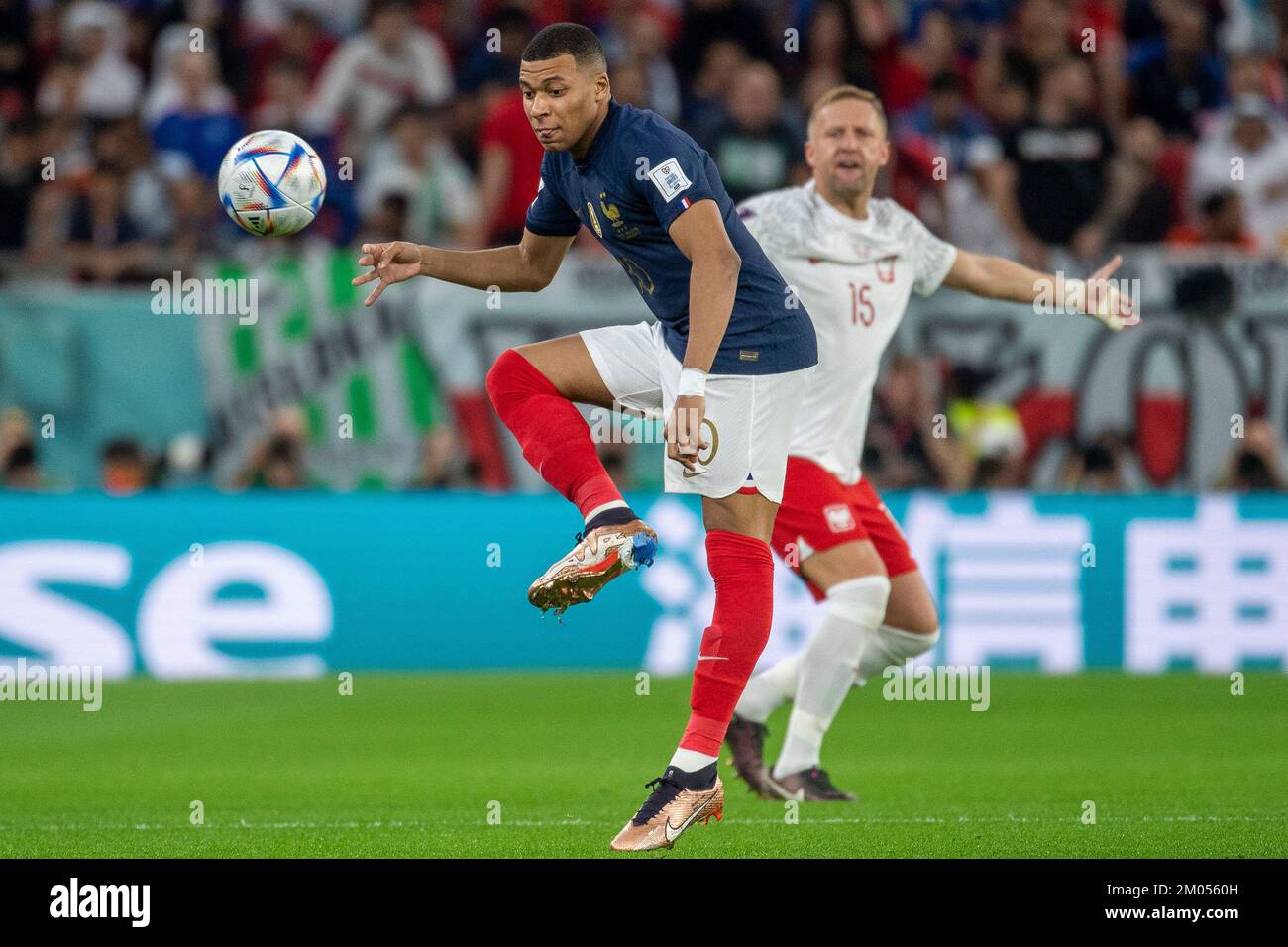 Doha, Qatar. 04th Dec, 2022. Kylian Mbappé of France during a match ...