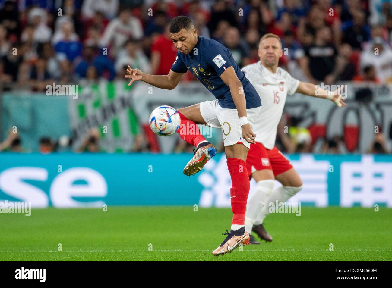 Doha, Qatar. 04th Dec, 2022. Kylian Mbappé of France during a match ...