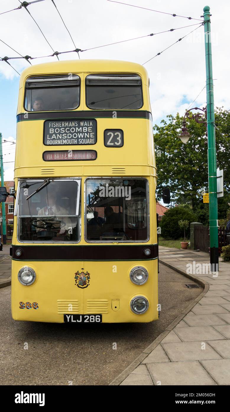 Sunbeam and Weyman Trolley bus 1959 Bournemouth corporation at East