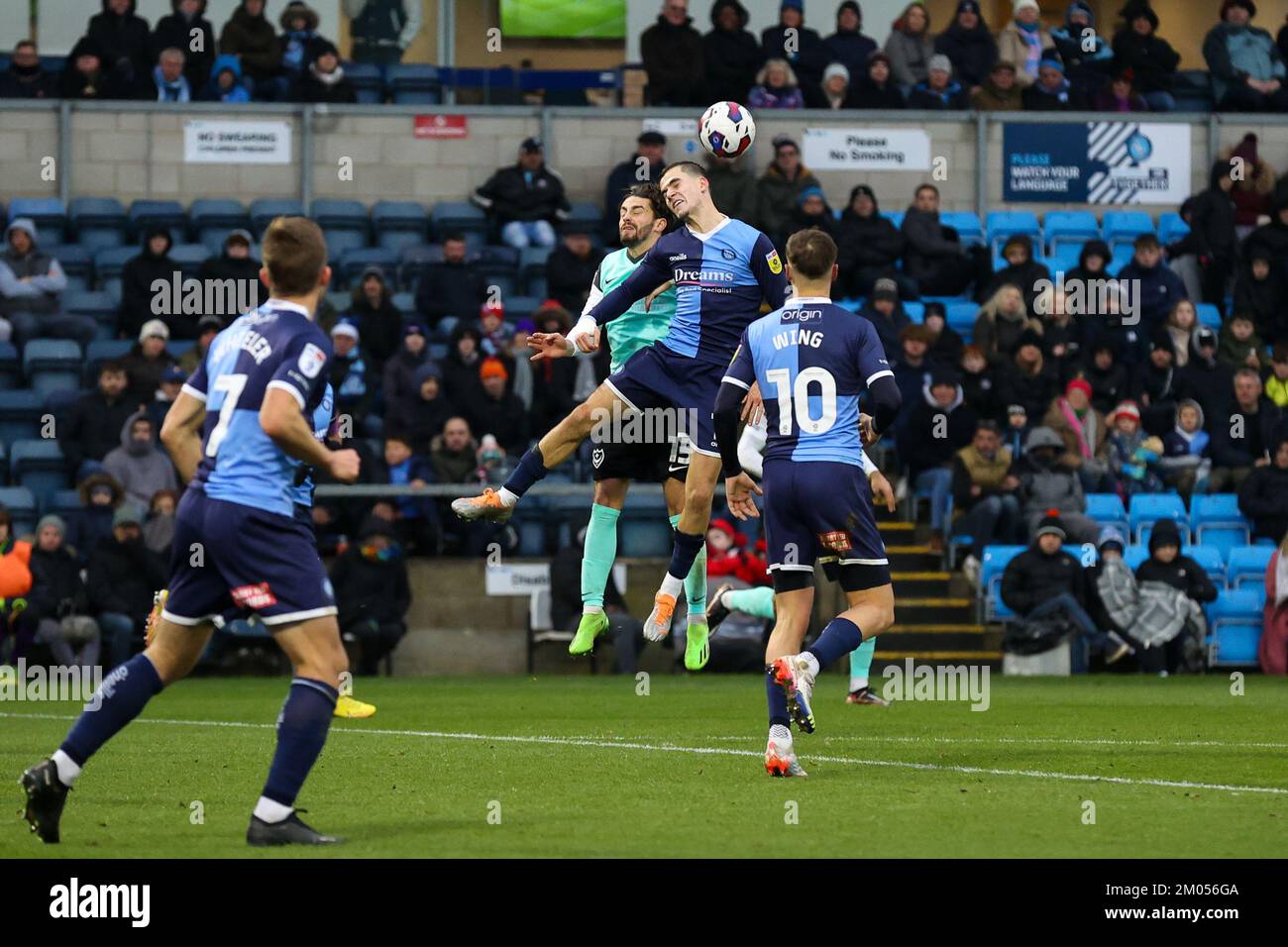 Owen dale of portsmouth fc on loan from blackpool hires stock