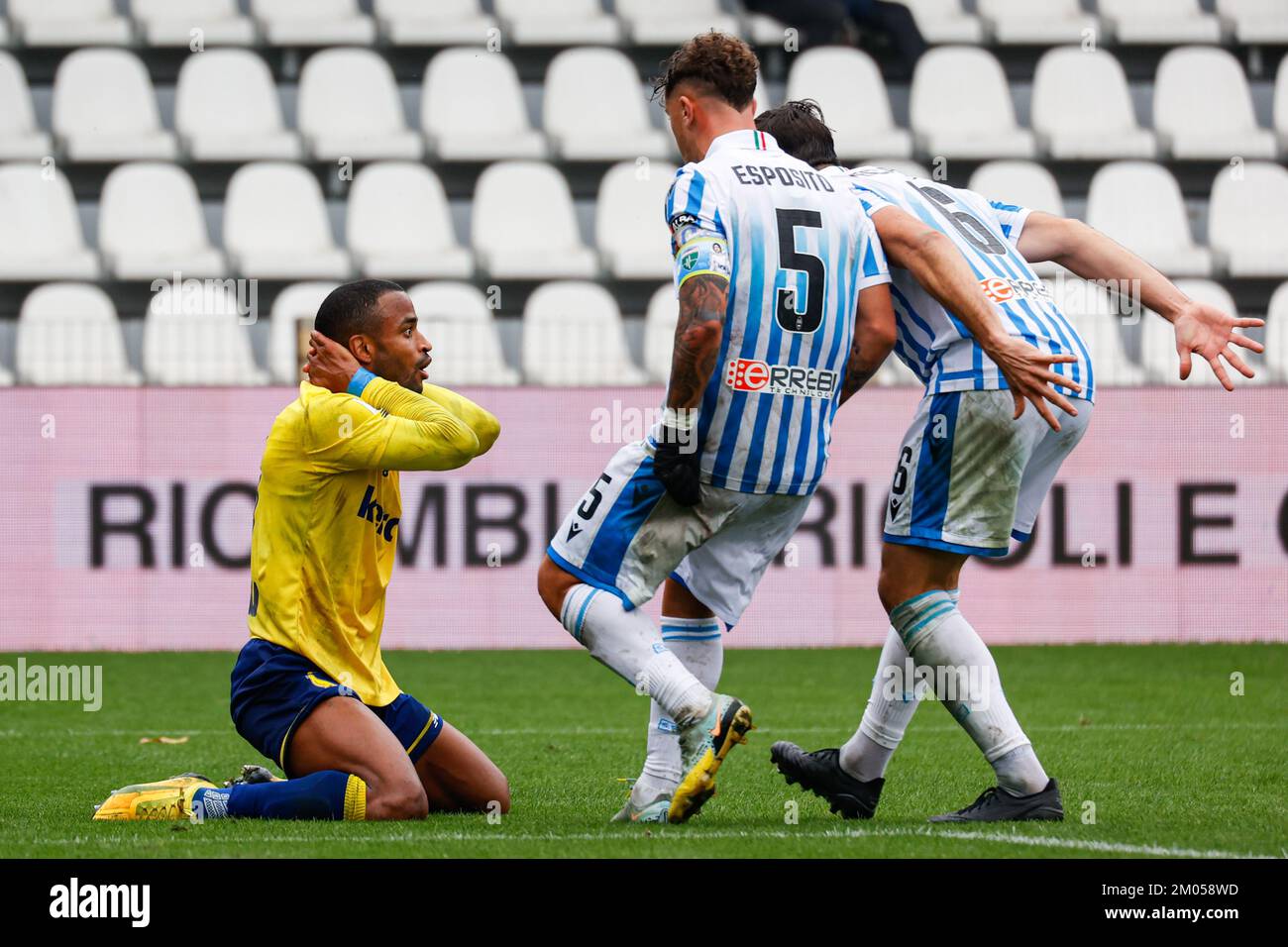 Paolo Mazza stadium, Ferrara, Italy, December 04, 2022, The fans of Modena  during SPAL vs Modena FC - Italian soccer Serie B match Stock Photo - Alamy