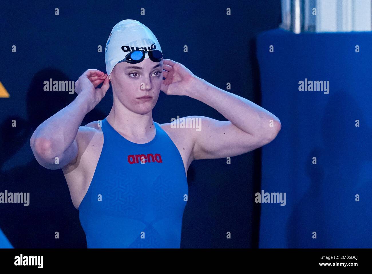 ROTTERDAM, NETHERLANDS - DECEMBER 4: Tessa Giele competing in the Women, 50m Freestyle, Finals during the RQM Rotterdam Qualification Meet - Day 4 at Zwemcentrum Rotterdam on December 4, 2022 in Rotterdam, Netherlands (Photo by Jeroen Meuwsen/Orange Pictures) House of Sports Stock Photo