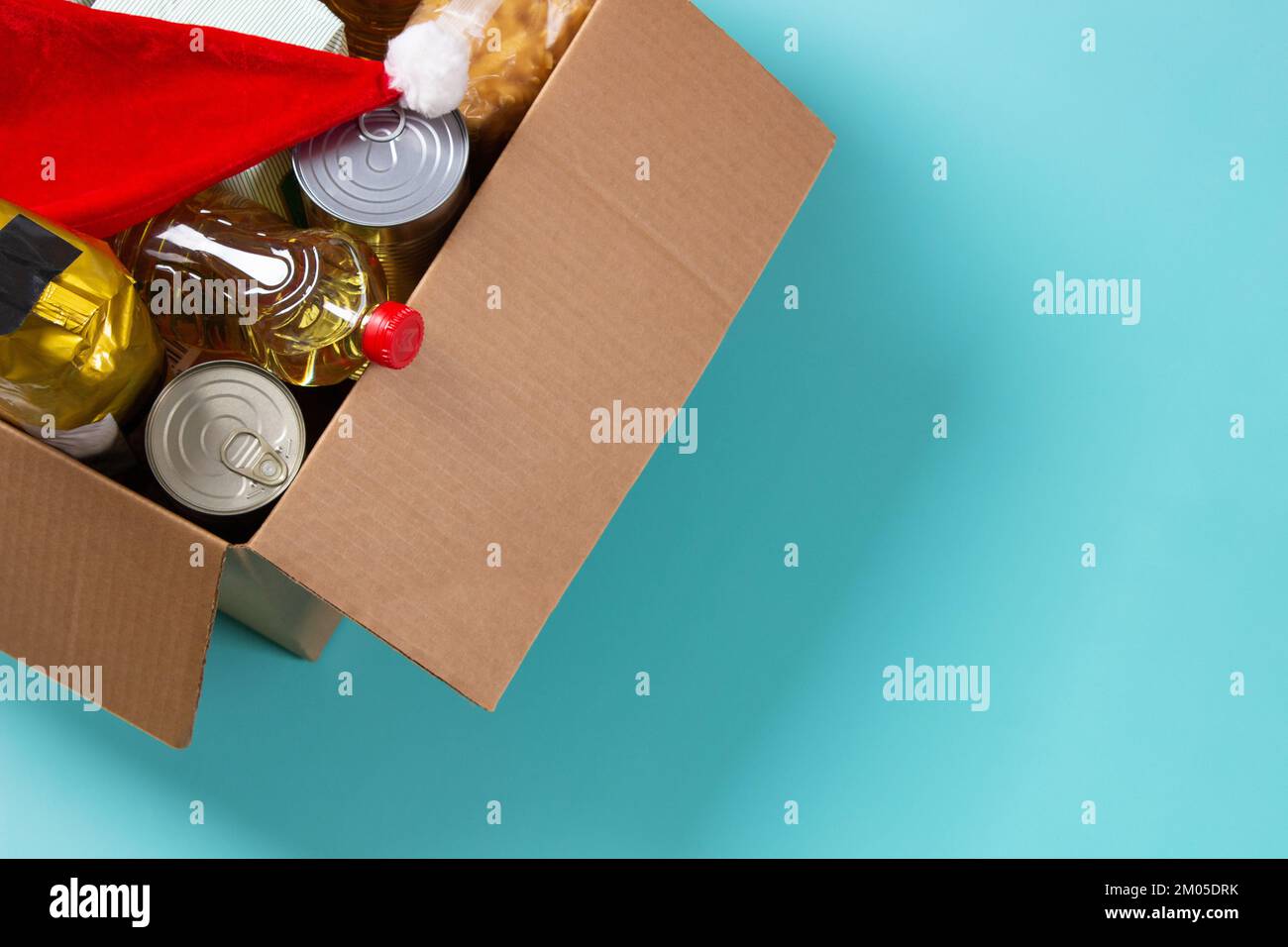 Christmas donation, charity, food bank, help for low poor