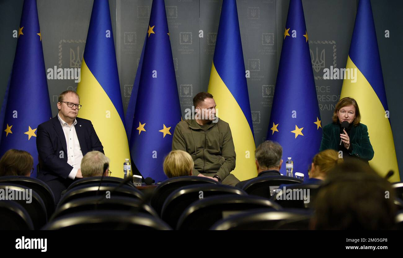 Non Exclusive KYIV, UKRAINE DECEMBER 2, 2022 ViceChair of the