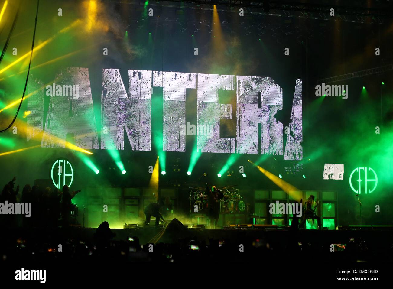 December 2, 2022, Toluca, Mexico: Phil Anselmo Lead vocalist of the American groove metal band, Pantera, performs on the stage during the ‘Hell and Heaven Metal Fes't at Pegasus Forum. on December 2, 2022 in Toluca, Mexico. (Photo by Ismael Rosas/ Eyepix Group) (Photo by Eyepix/Sipa USA) Credit: Sipa USA/Alamy Live News Stock Photo