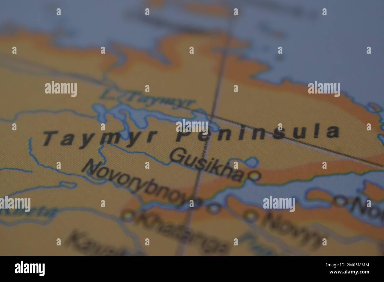 Taymyr Peninsula Map