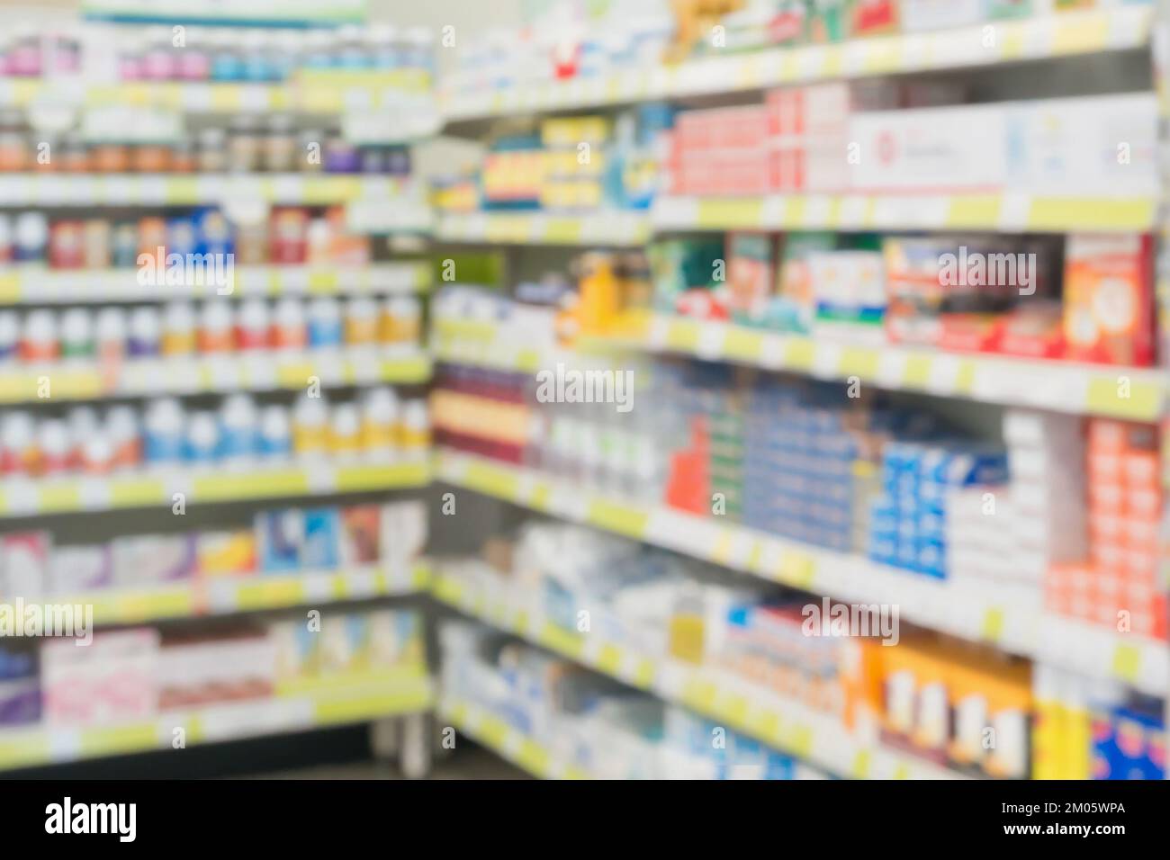 Pharmacy shelf display of over the counter medications Stock Photo - Alamy