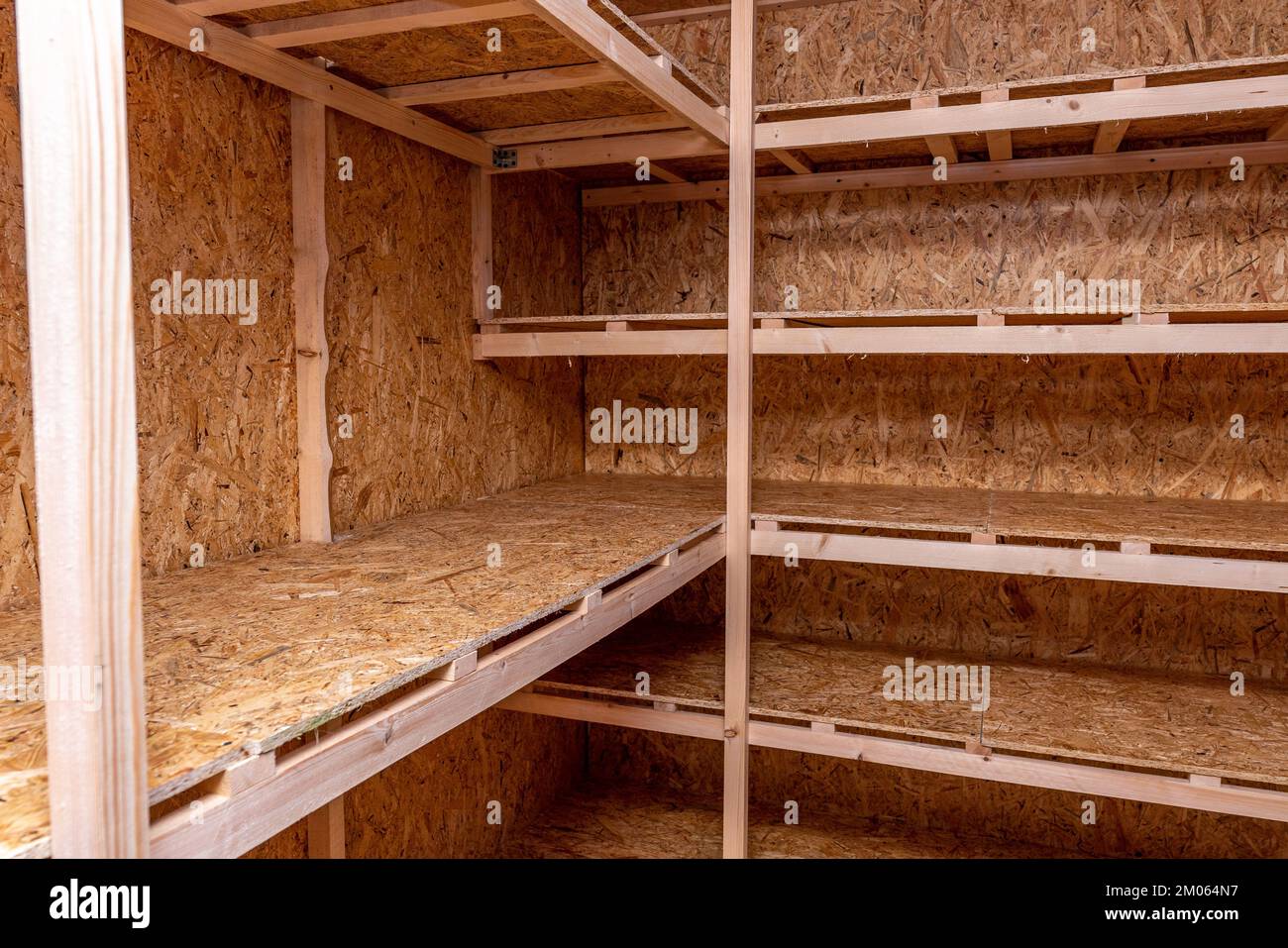 OSB racks, shelves are designed for storing things. Dressing room in