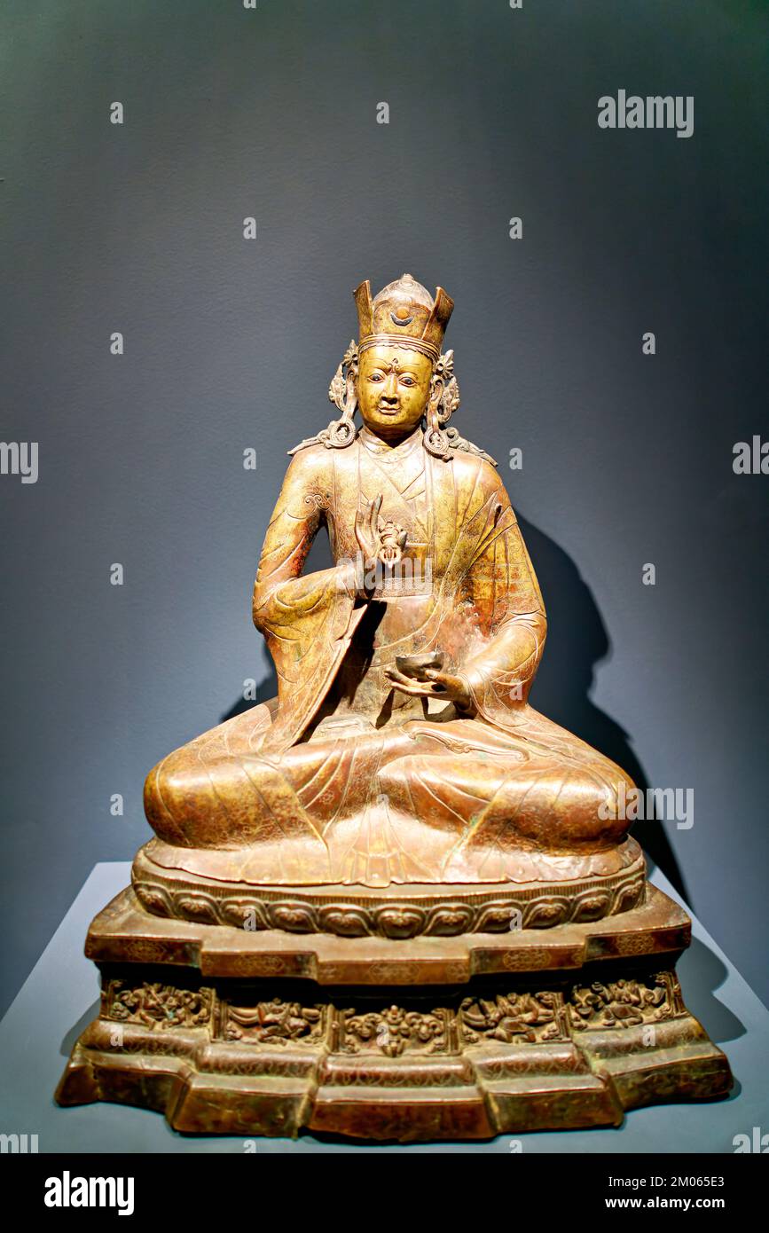 New York. Manhattan. United States. The Metropolitan Museum of Art. Asian Art Gallery Stock