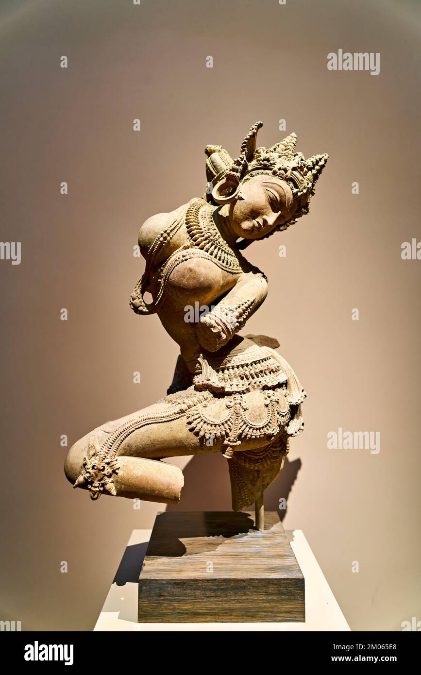 New York. Manhattan. United States. The Metropolitan Museum of Art. Asian Art Gallery Stock