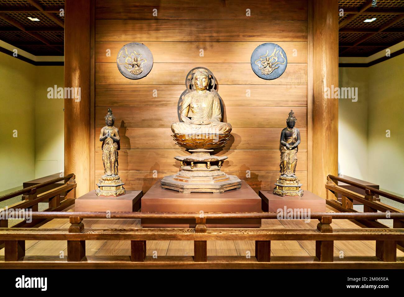 New York. Manhattan. United States. The Metropolitan Museum of Art. Asian Art Gallery Stock