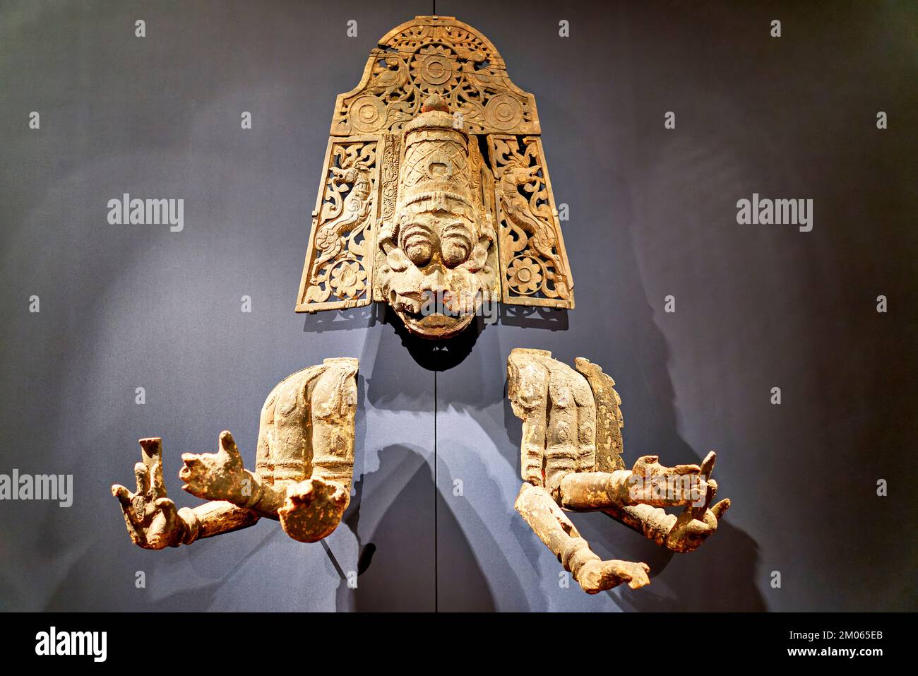 New York. Manhattan. United States. The Metropolitan Museum of Art. Asian Art Gallery Stock