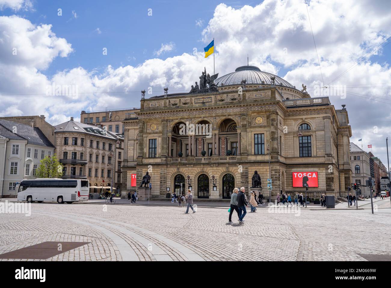 Authentic Danish Architecture buildings of Copenhagen, Denmark Stock ...