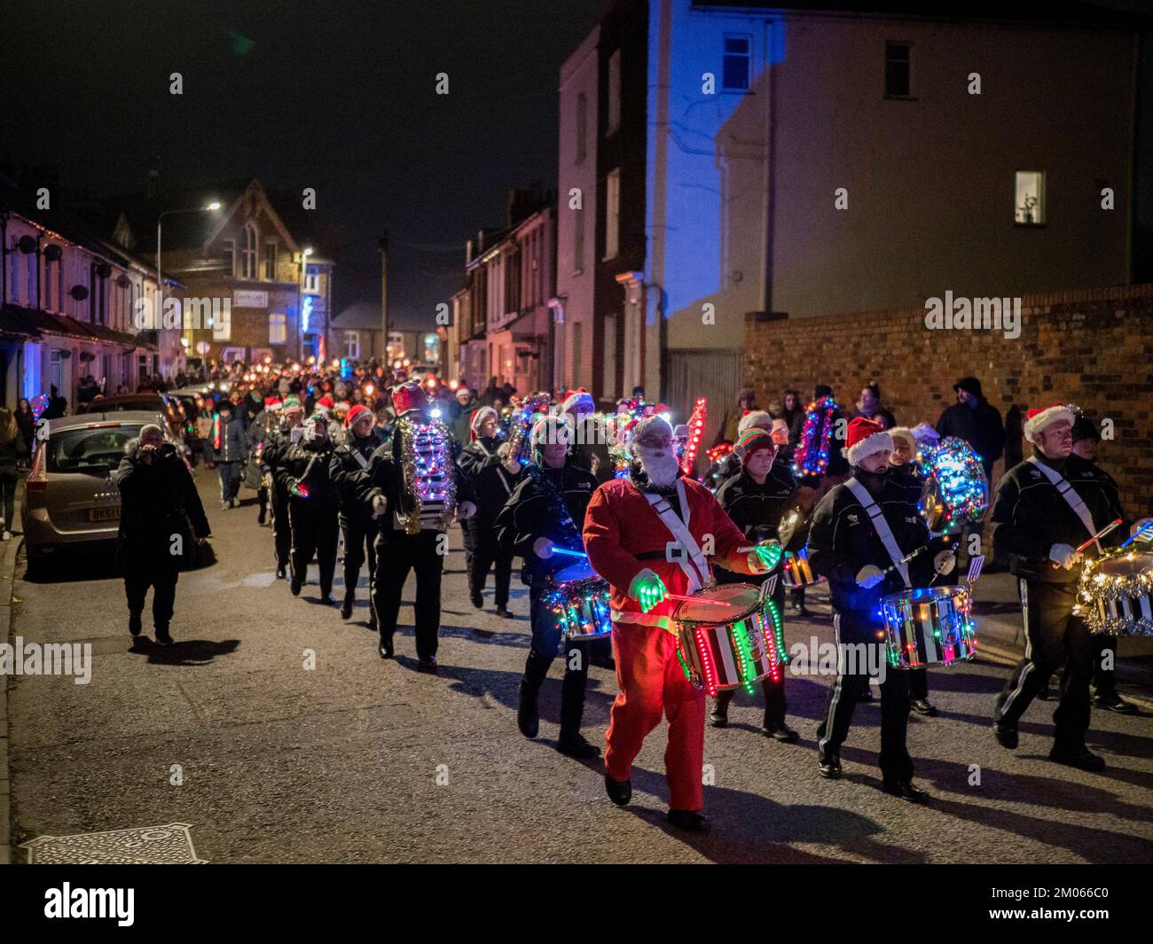 Queenborough, Kent, UK. 4th Dec, 2022. Queenborough in Kent's annual