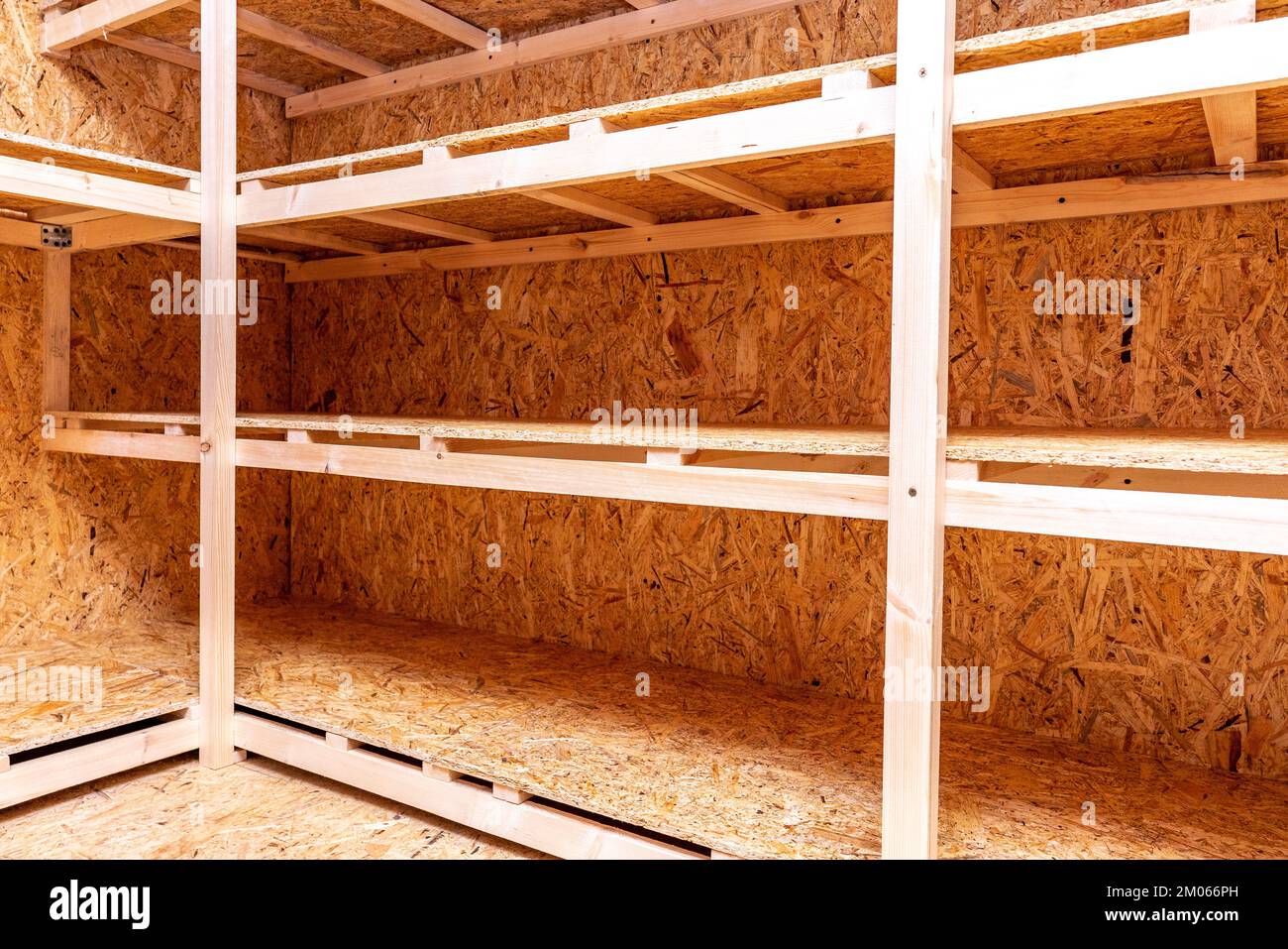 OSB racks, shelves are designed for storing things. Dressing room in