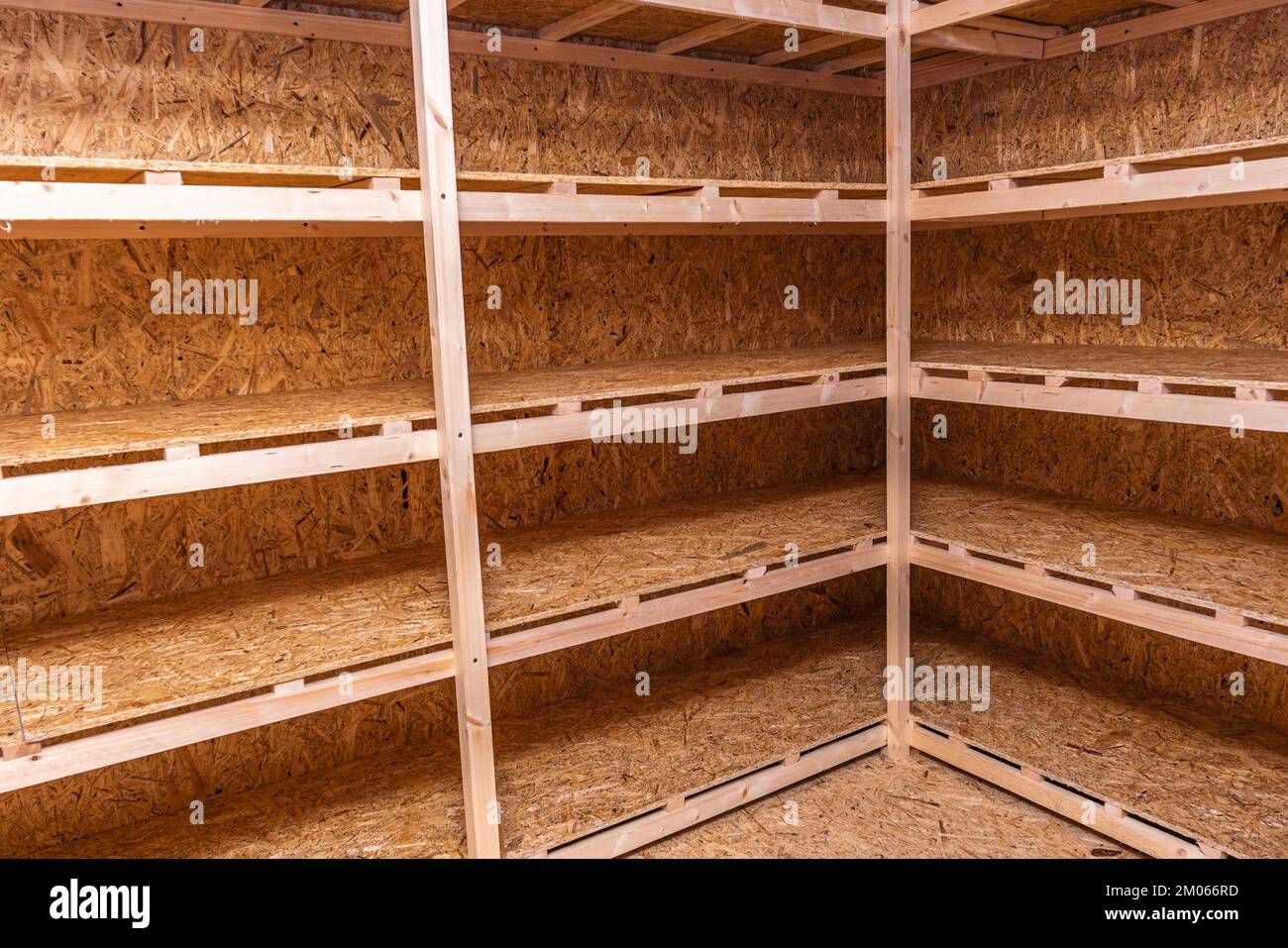OSB racks, shelves are designed for storing things. Dressing room in