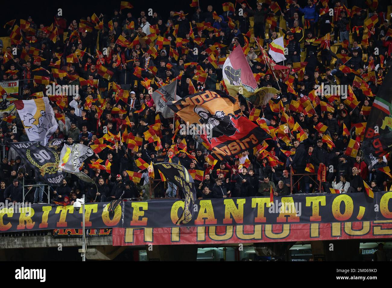 Fans of Palermo Football Club show their colors on game day, Palermo Stock  Photo - Alamy