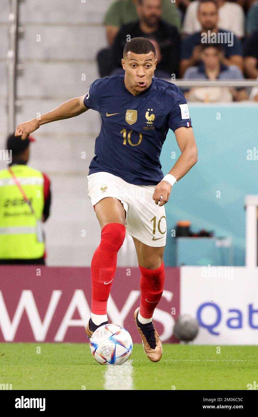 Kylian Mbappe of France during the FIFA World Cup 2022, Round of 16