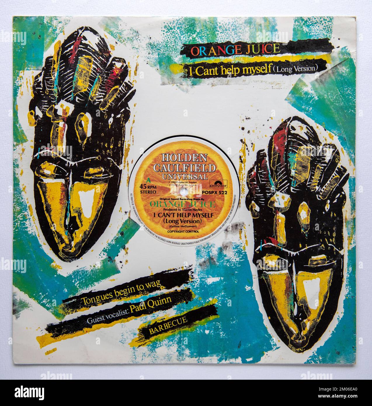 Picture cover of the 12 inch single version of I Can't Help Myself by