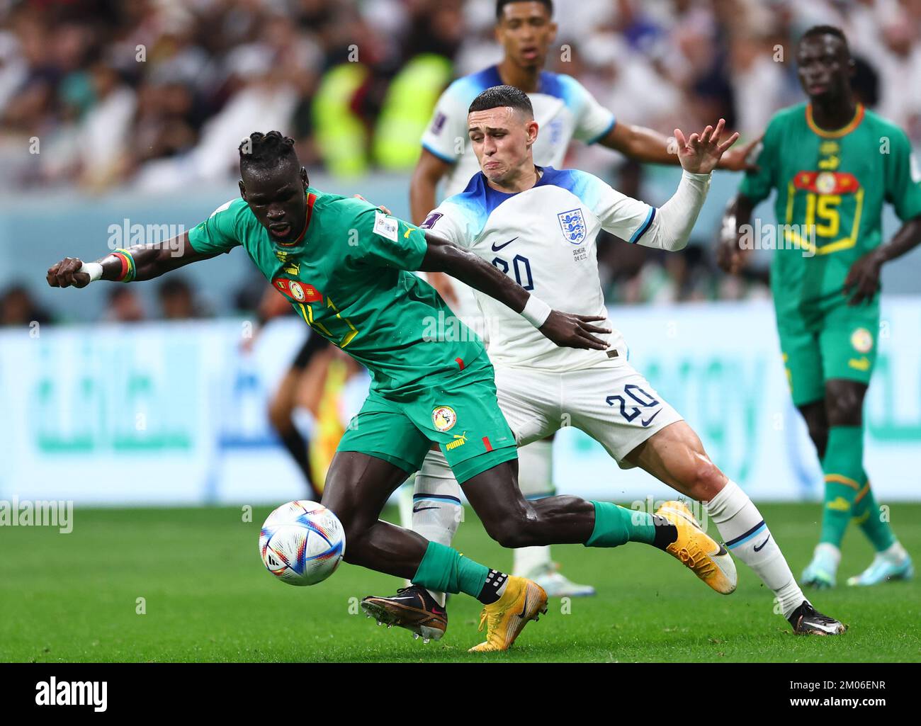 England senegal phil foden al bayt hi-res stock photography and images