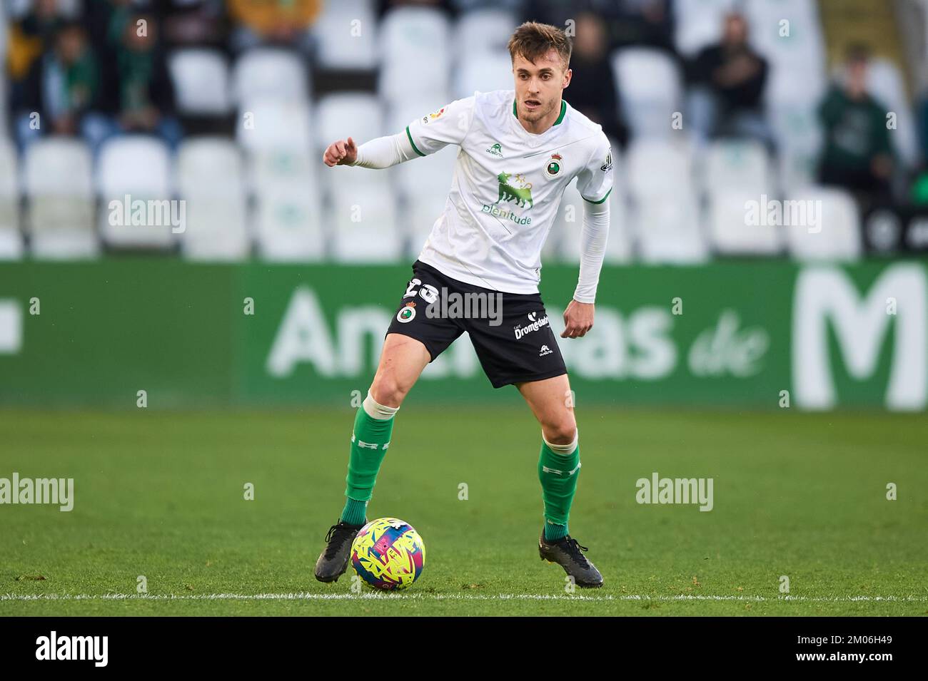 Sekou Gassama of Real Racing Club during the La Liga SmartBank match  between Real Racing Club and CD Leganes at El Sardinero Stadium on February  13, 2 Stock Photo - Alamy