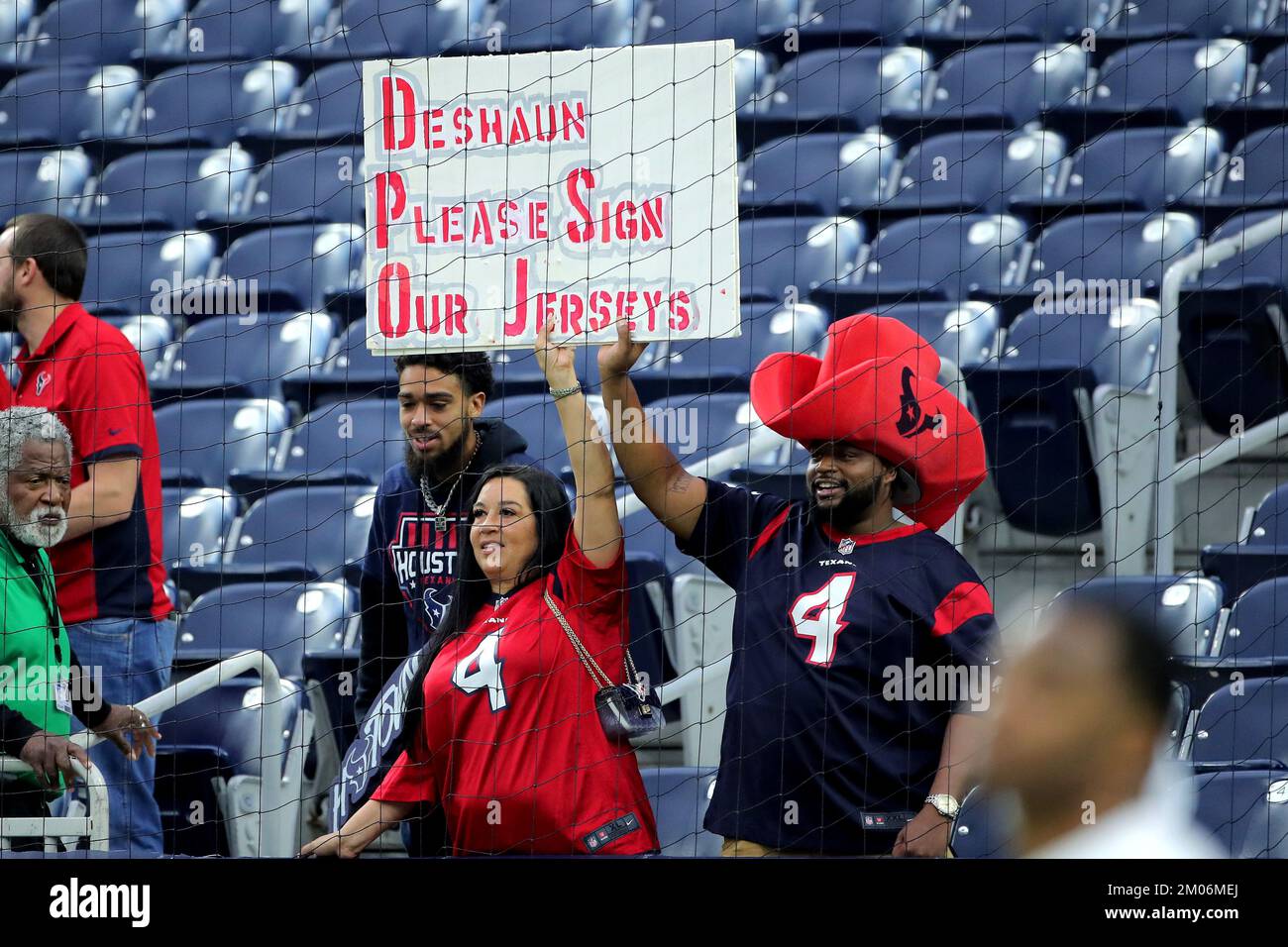 Cleveland Browns vs. Houston Texans. Fans support on NFL Game