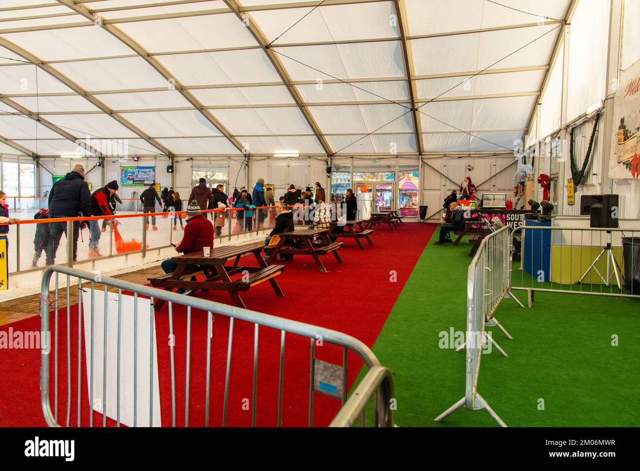 Limerick Christmas , ice rink in the city center and a colorful fair including a carousel