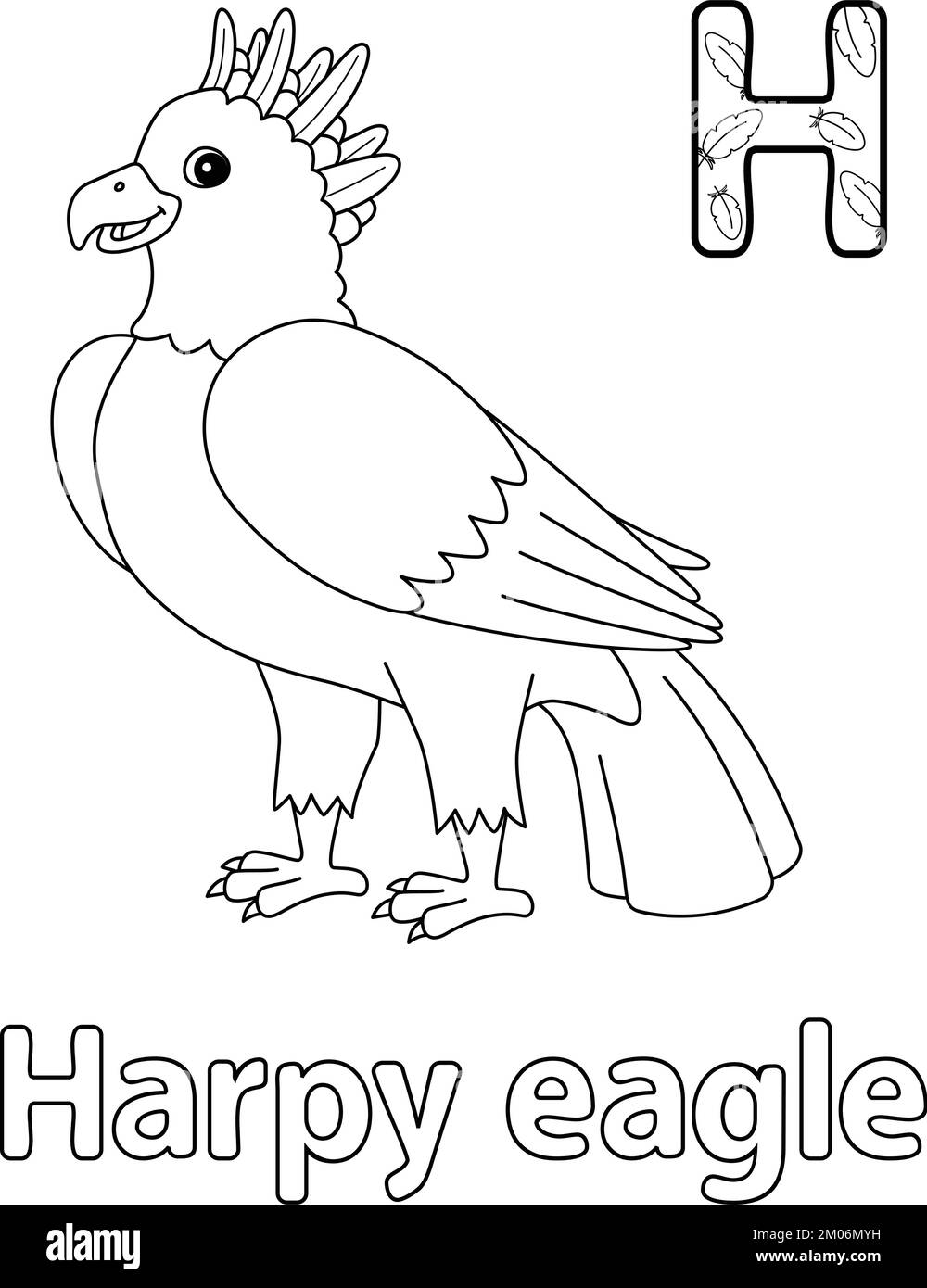 harpy eagle coloring pages