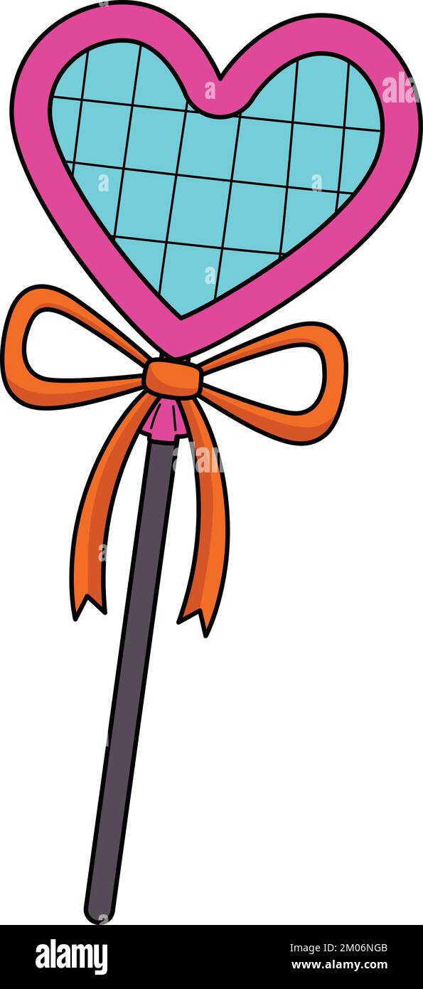 Valentines Day Lollipop Heart Cartoon Clipart Stock Vector Image & Art ...