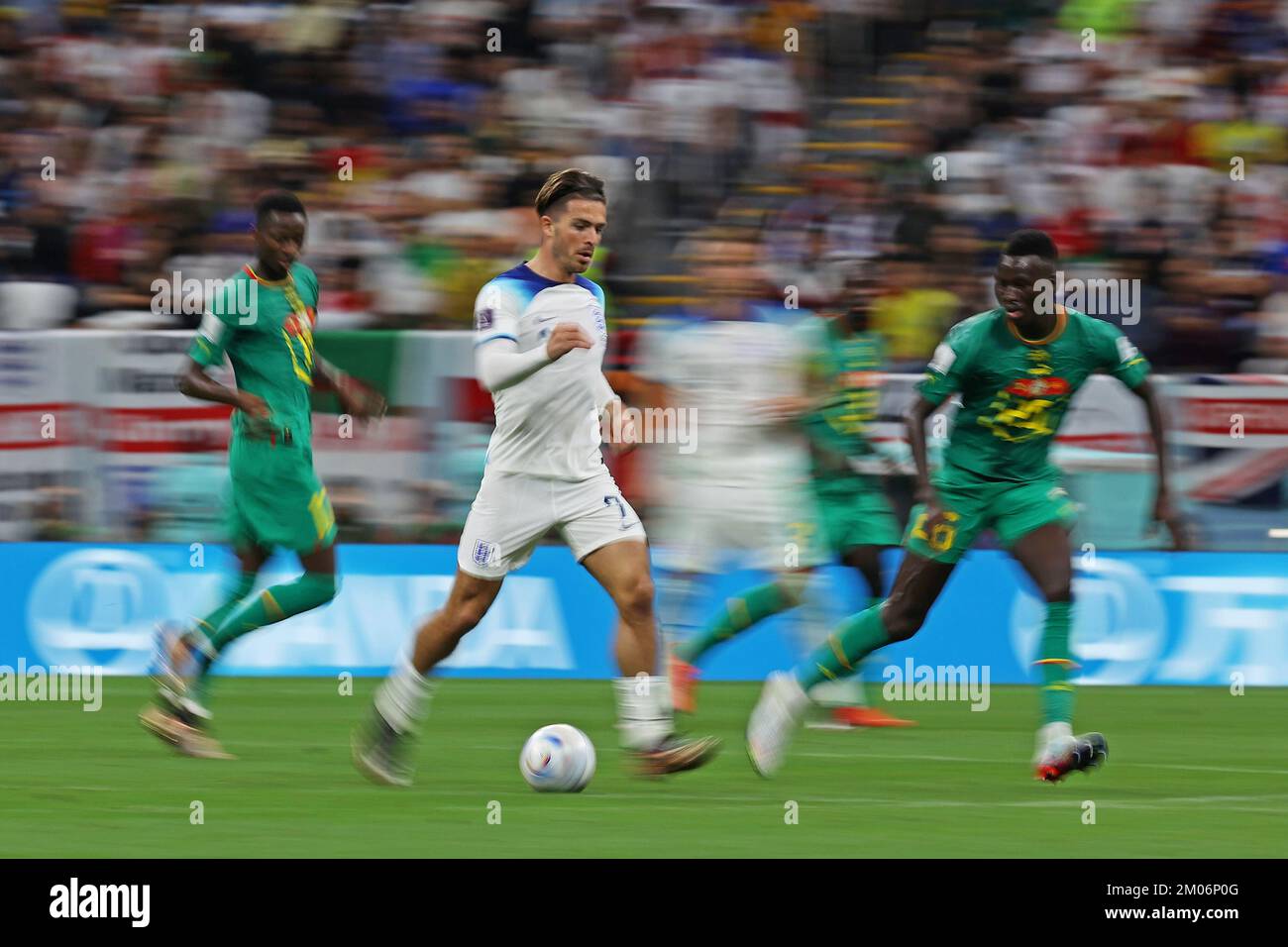 4th December 2022; Al Bayt stadium, Doha, Qatar FIFA World Cup football, final 16, England