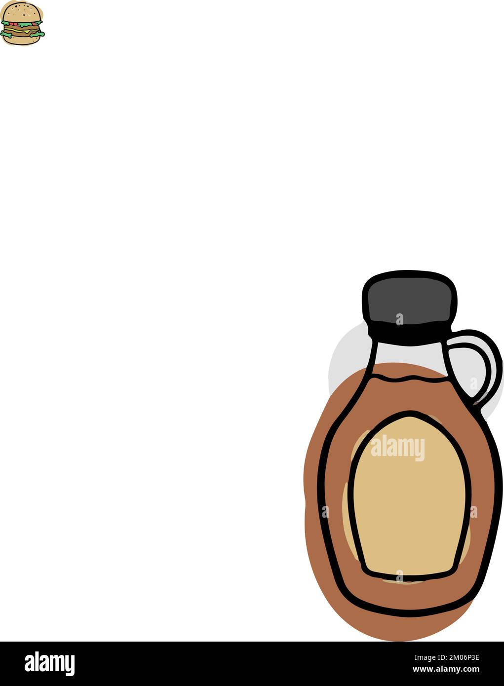 Cartoon syrup bottle hires stock photography and images Alamy