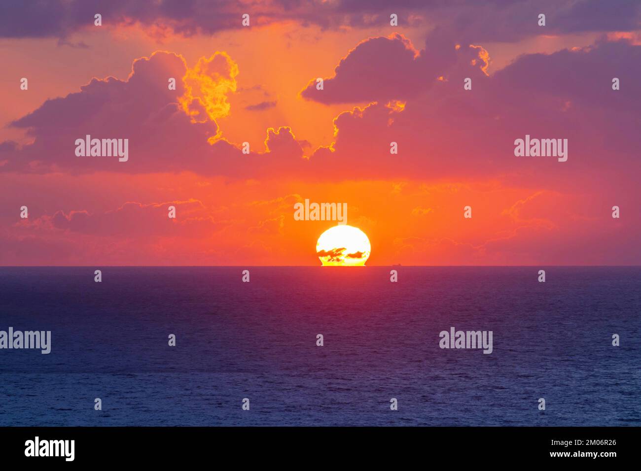 sea sunset for natural background Stock Photo - Alamy