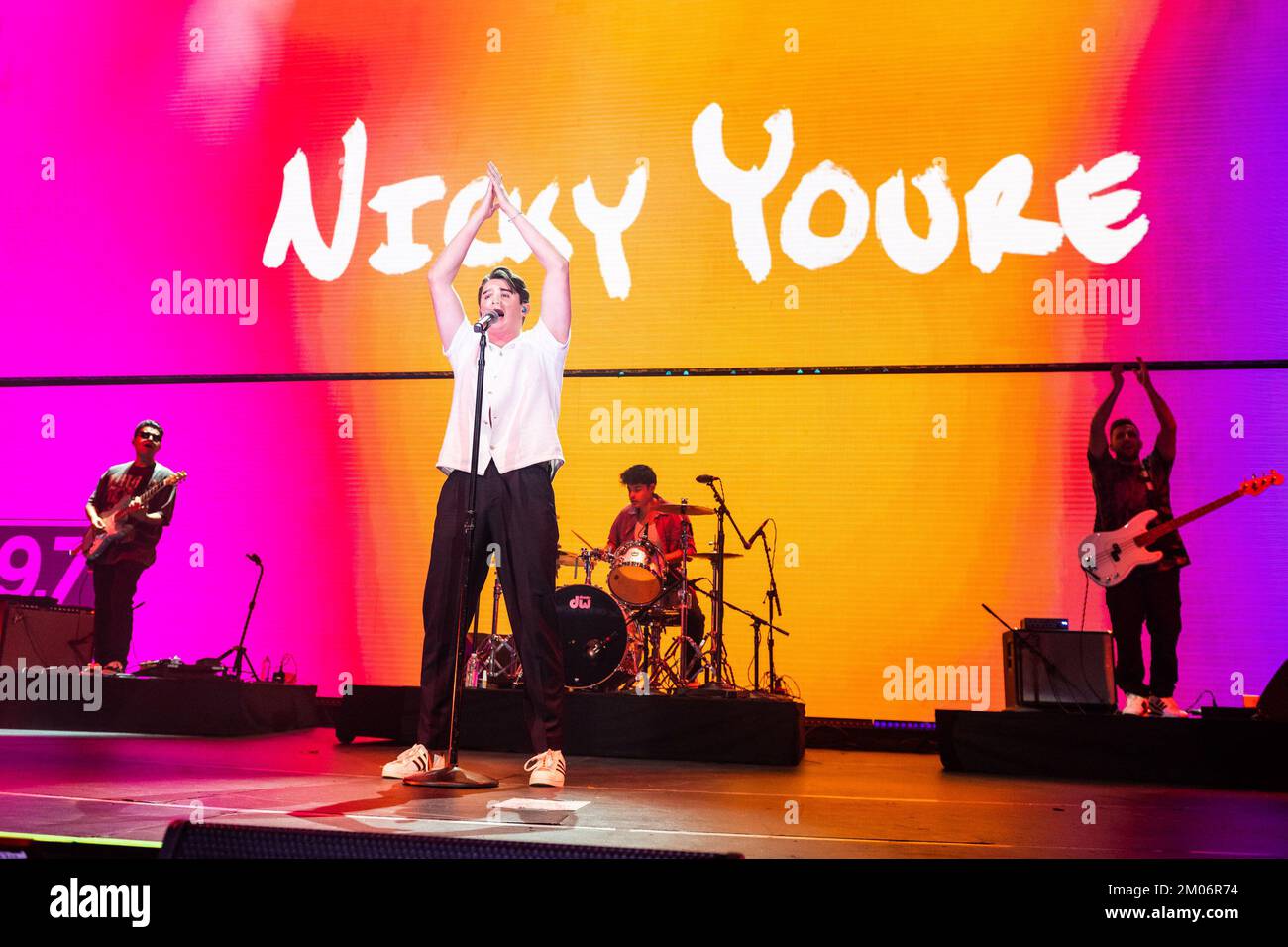 Nicky Youre performs during 99.7 Now's Poptopia 2022 at SAP Center on ...