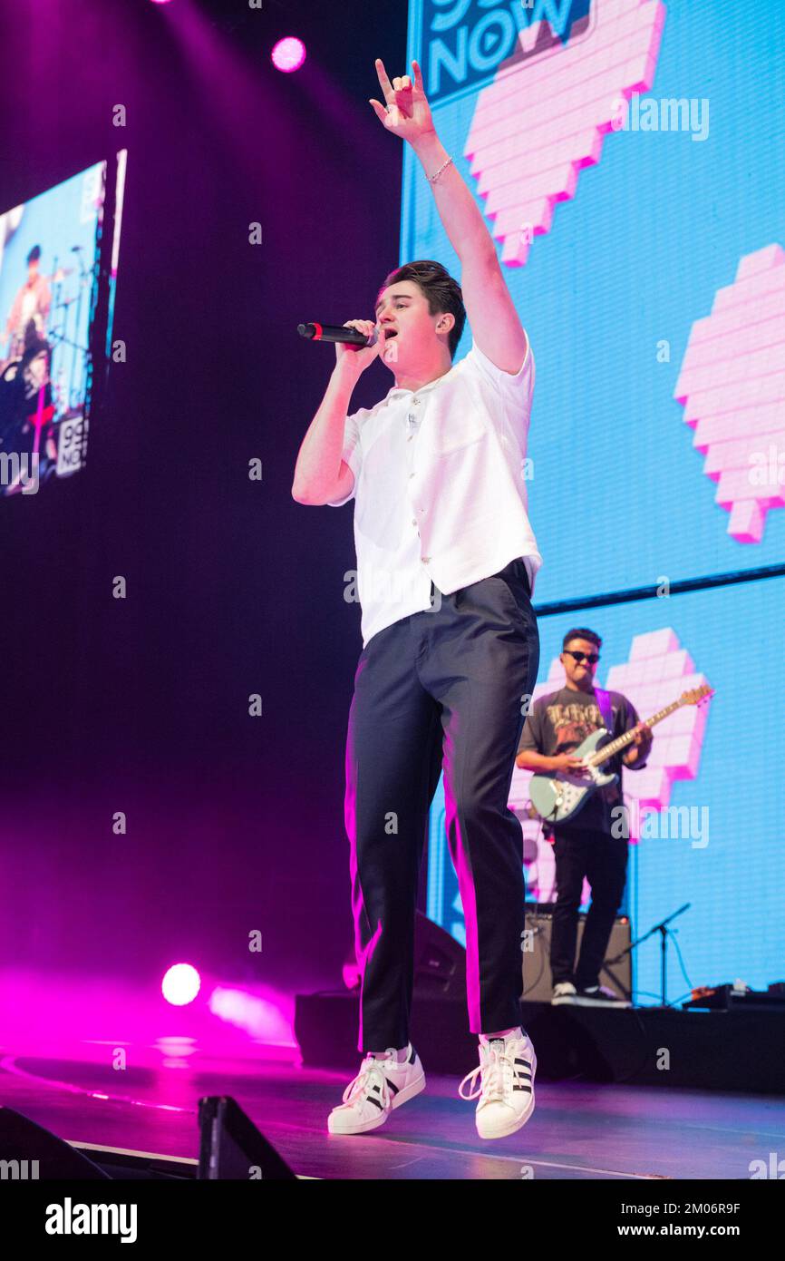 Nicky Youre performs during 99.7 Now's Poptopia 2022 at SAP Center on ...