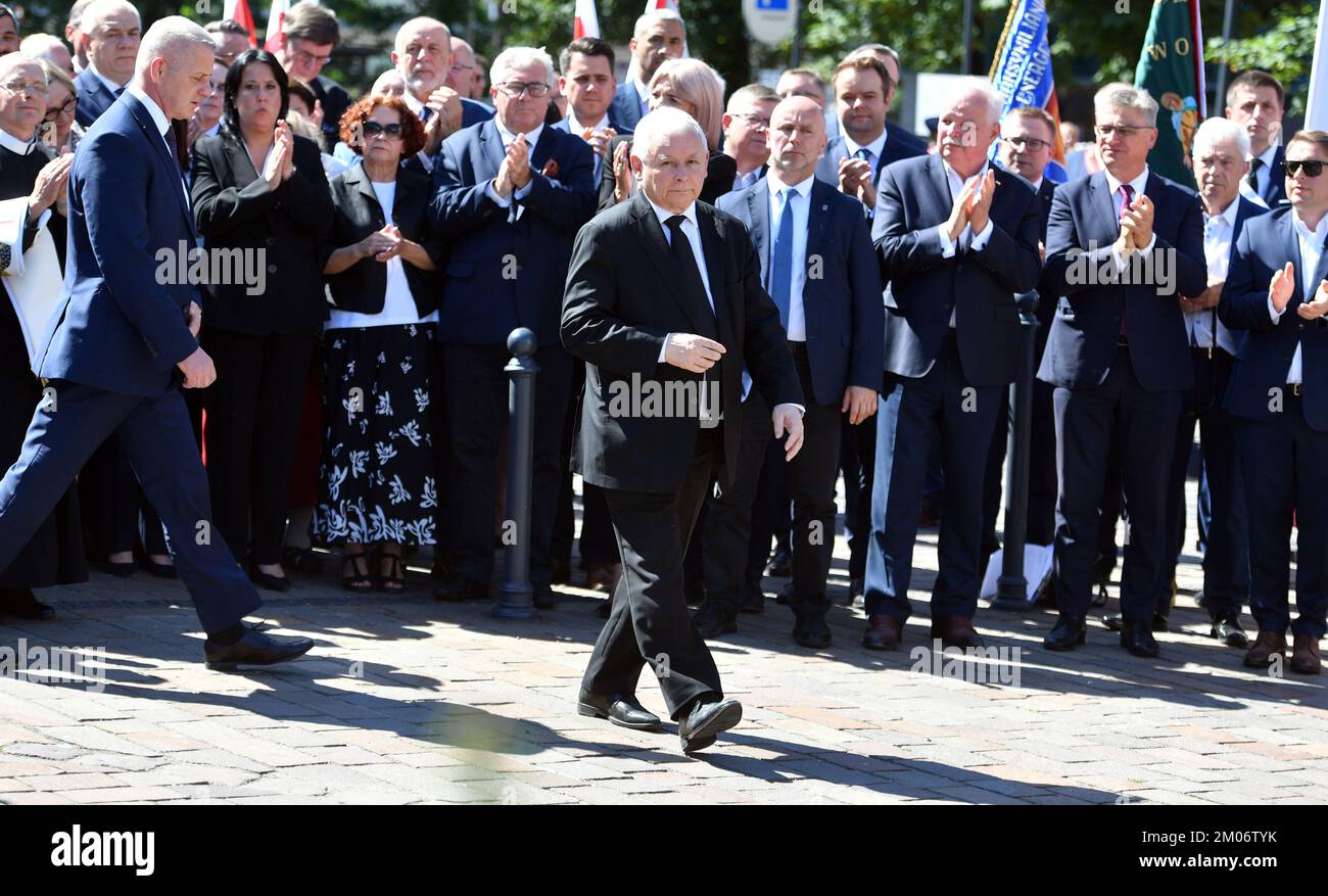 Jaroslaw Kaczynski, the leader of Poland's ruling Law and Justice (PiS
