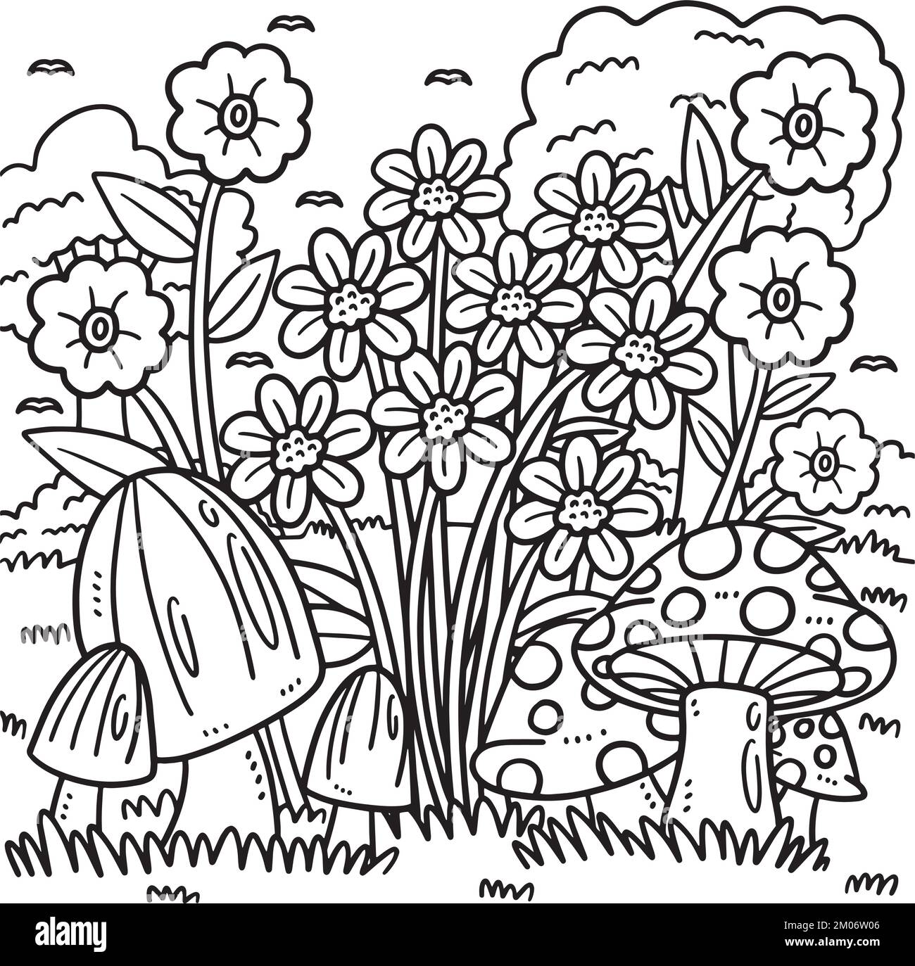 Vector coloring page Color by numbers amanita mushrooms. Puzzle game for  children education and activities Stock Vector Image & Art - Alamy